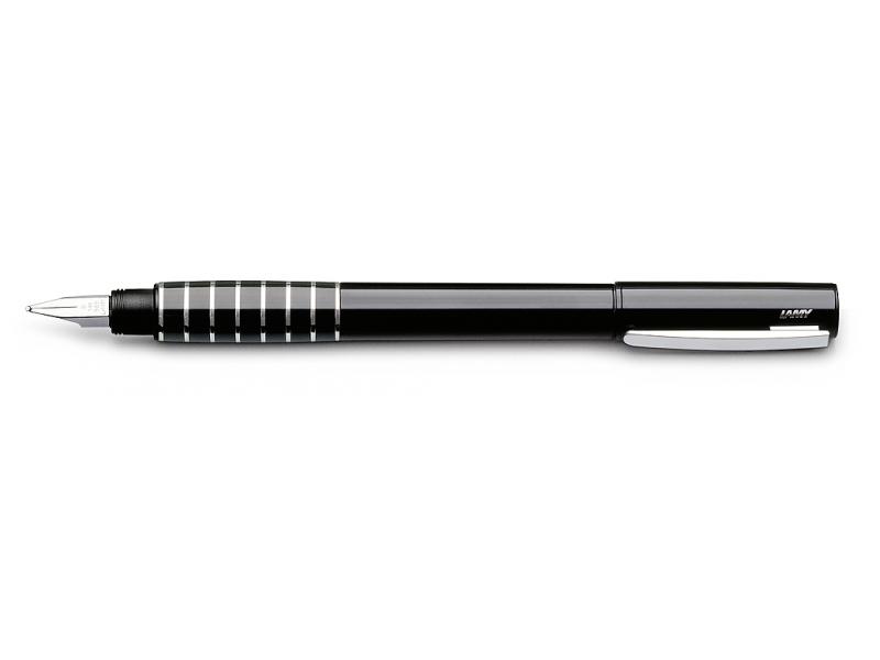 LAMY Accent 亮黑漆 汉漆笔握 金尖钢笔 