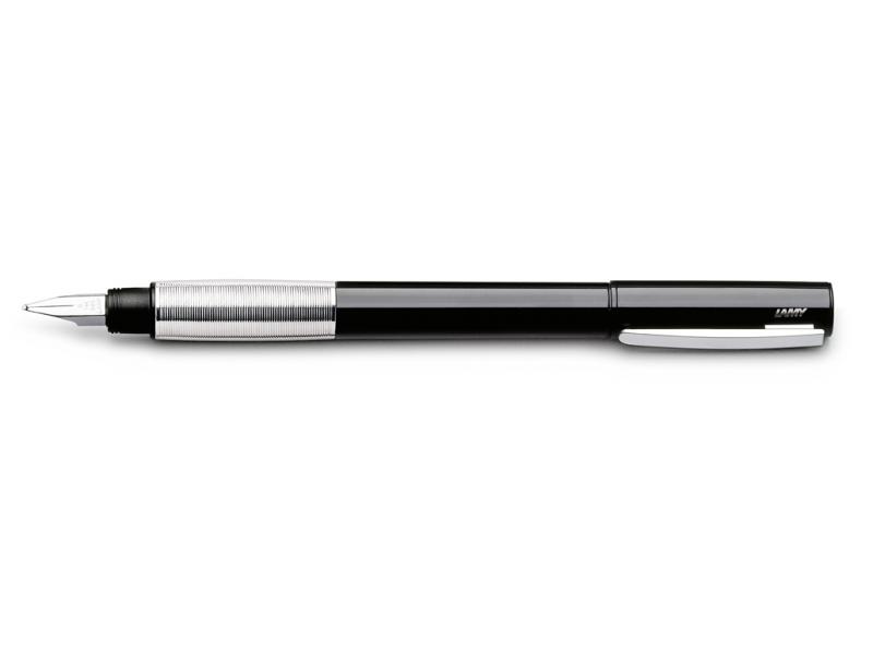 LAMY Accent 亮黑漆 金属笔握 金尖钢笔 
