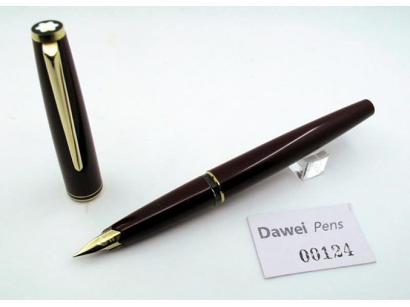 万宝龙 Montblanc 酒红 西德 钢笔