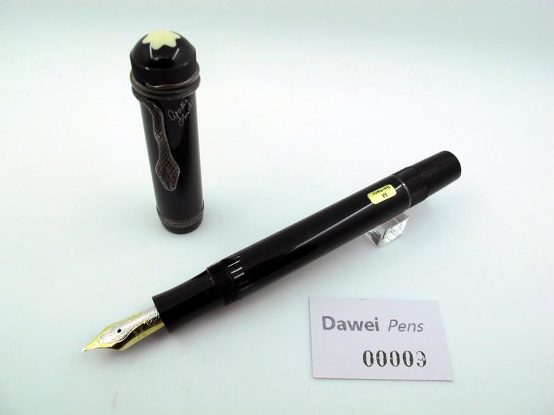 万宝龙 Montblanc 1993 作家/大文豪系列 阿加莎克里斯蒂 银蛇