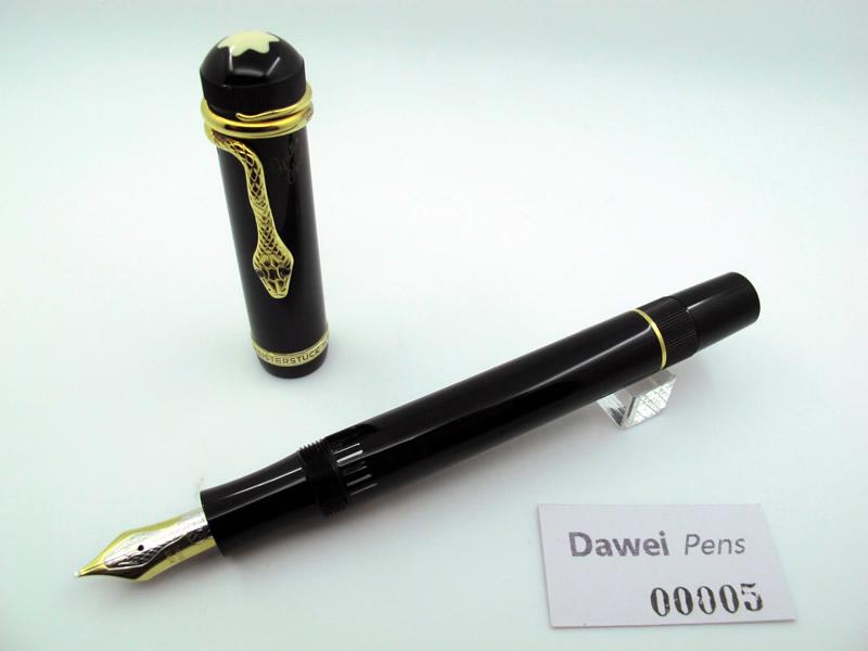 万宝龙 Montblanc 1993 作家/大文豪系列 阿加莎克里斯蒂 金蛇